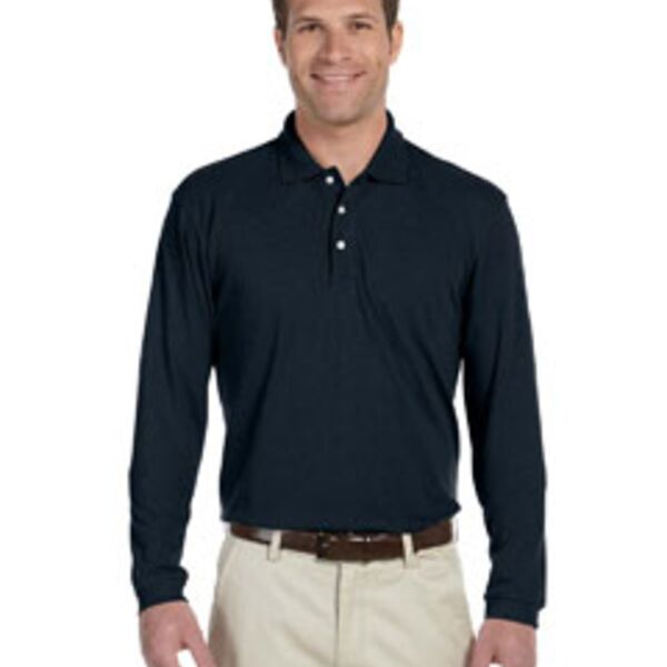 Men's Easy Blend™ Long-Sleeve Polo Thumbnail